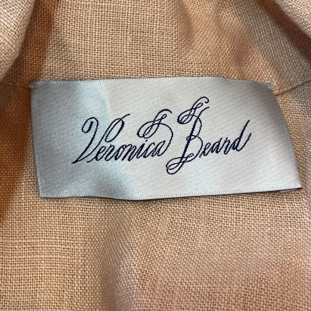 NWT Veronica Beard Pink Linen Moto Jacket - Picture 11 of 14